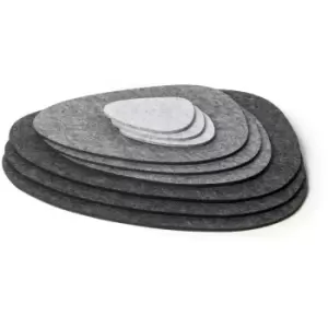 Felt Placemats and Coasters Set of 9 Multi - Pukkr
