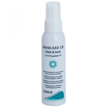 Synchroline Aknicare CB Spray Emulsion for Acne-prone Skin on Chest and Back 100ml