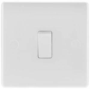 BG Single 2 Way Light Switch - White