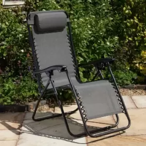 Glendale Textaline Relaxer Chair - Grey