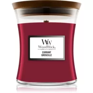 Woodwick Currant scented candle Wooden Wick 275 g