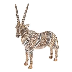 Aztec Oryx Wood Ornament