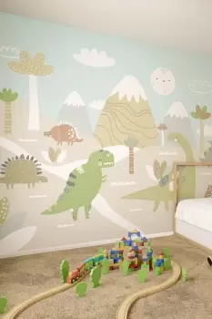 Dinosaur Land Wall Mural