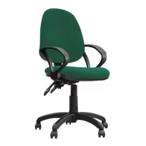 Java 200 A High Back Operator Chair With Arms - Green