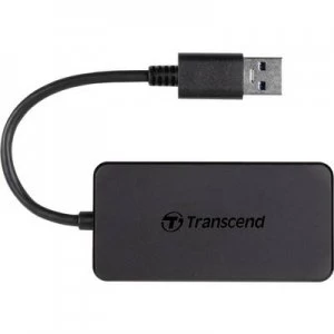 Transcend TS-HUB2K USB 3.0 hub Black