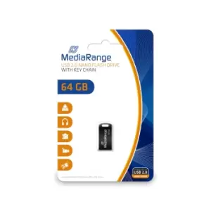 MediaRange MR923 USB flash drive 64GB USB Type-A 2.0 Black