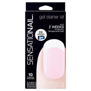 SensatioNail Gel Polish Starter Kit French Manicure Pink