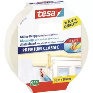 tesa PREMIUM CLASSIC 05282-00011-09 Masking tape Beige (L x W) 50 m x 30 mm