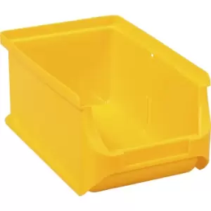 Open fronted storage bin, LxWxH 160 x 100 x 75 mm, pack of 24, yellow
