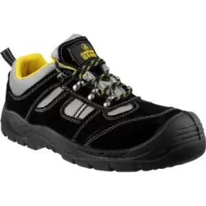 Amblers Safety FS111 Lightweight Lace Up Safety Trainer Black Size 6