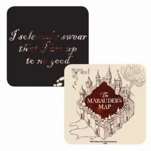 Harry Potter - Marauders Map Lenticular Single Coaster