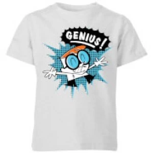 Dexters Lab Genius Kids T-Shirt - Grey - 7-8 Years