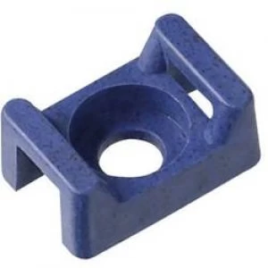 Cable mount Screw fixing detectable Dark blue Pan