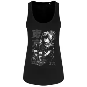 Tokyo Spirit Womens/Ladies Gosu Monochrome Vest Top (XXL) (Black)