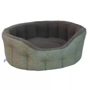 P&L Basket Weave Dog Bed XL Tweed - wilko