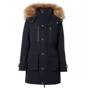 Holland Cooper Womens Multi-Way Expedition Parka Ink Navy Large