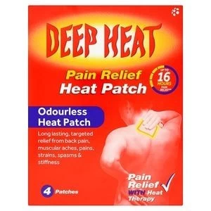 Deep Heat Pain Relief Heat Patch 4s