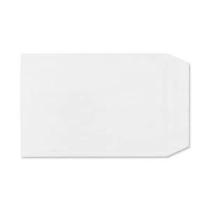Plus Fabric Envelopes Pocket Press Seal 110gm2 C5 White 1 x Pack of 500 Envelopes