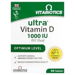 Vitabiotics Ultra Vitamin D Tablets 96s