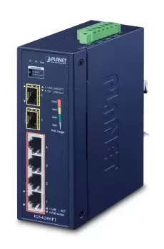 PLANET IGS-624HPT network switch Unmanaged Gigabit Ethernet...