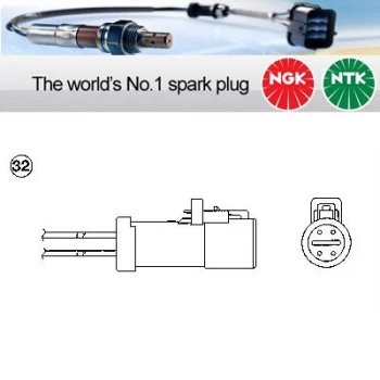 1x NGK NTK Oxygen O2 Lambda Sensor OZA504-D2 OZA504D2 (1708)