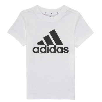 adidas B BL T boys's Childrens T shirt in White / 4 years,13 / 14 years,5 / 6 years,6 / 7 years,7 / 8 years,8 / 9 ans
