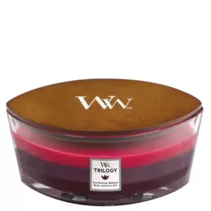 WoodWick Trilogy Candles Sun Ripened Berries Ellipse Candle 453.6g / 16 oz.