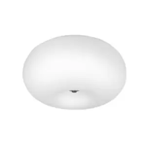 Inez Globe Ceiling Light, White, 2x E27