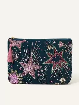 Accessorize Embellished Star Large Pouch