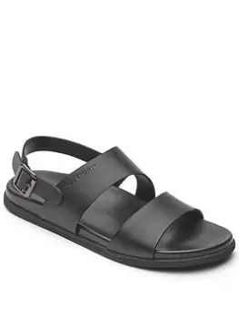 Rockport Darron Slingback Sandal - Black, Size 8, Men