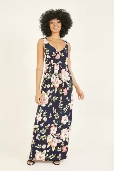Mela Tropical Floral 'Narcissa' Maxi Dress