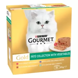 96 x 85g Gourmet Gold Wet Cat Food - 25% Off!* - Pate Recipes: Pate Collection with Vegetables