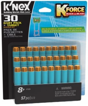KNEX K Force Darts and Target 30 Pack.