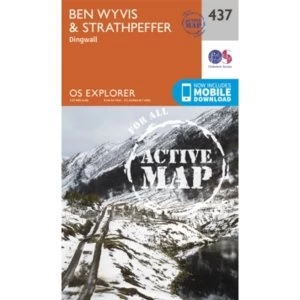 Ben Wyvis and Strathpeffer by Ordnance Survey (Sheet map, folded, 2015)