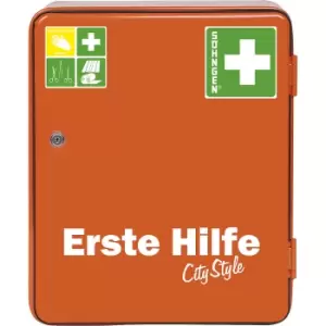 SOHNGEN HEIDELBERG City Style first aid cabinet to DIN 13157, HxWxD 362 x 302 x 140 mm, with contents, orange