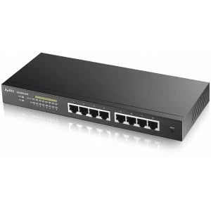 ZyXEL GS1900-8HP Managed L2 Gigabit Ethernet (10/100/1000) Power over Ethernet (PoE) Black UK Plug
