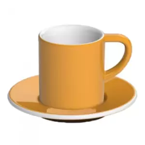 Espresso cup with a saucer Loveramics Bond Yellow, 80 ml