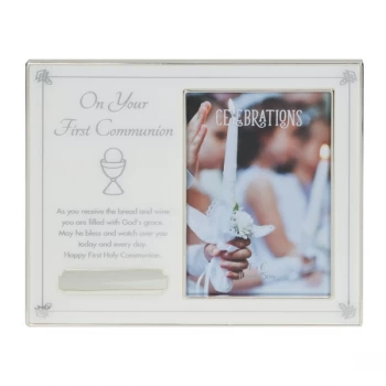 4" x 6" - Your First Communion Frame with Engraving Plate