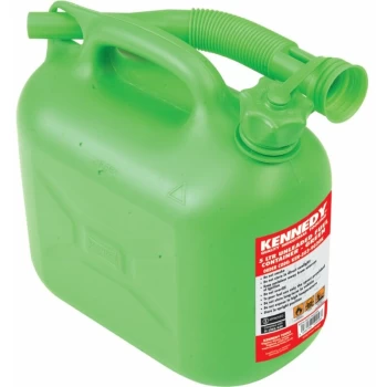 5LTR Unleaded Fuel Container - Green - Kennedy