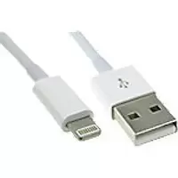 Maplin Lightning Connector to USB-A Cable - White, 1m