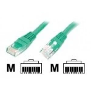 3 Ft Green Molded Cat5e Utp Patch Cable