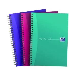 Oxford My Notes Wirebound Notebook 200 Pages A5 Pack of 3 400159503