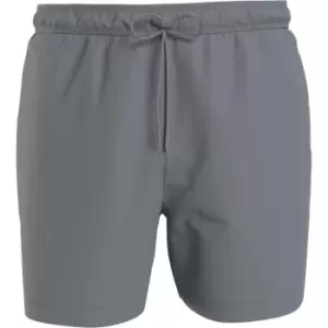 Calvin Klein Medium Drawstring Tape Swim Shorts Mens - Grey