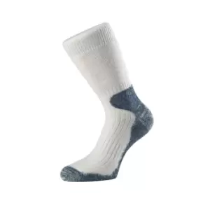 1000 Mile Unisex Adult Lightweight Cricket Socks (L) (Grey/White)