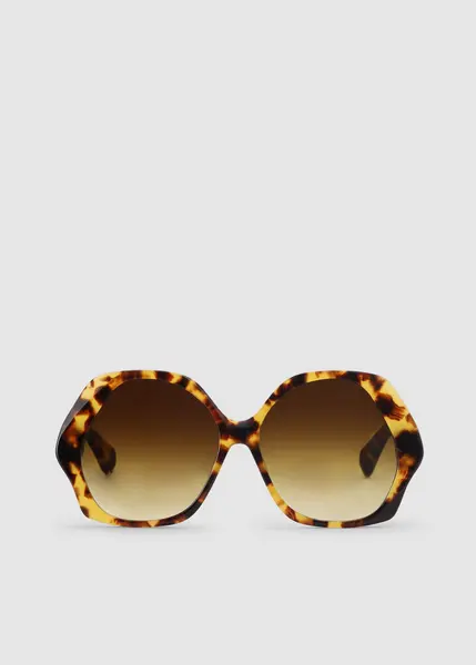 Vivienne Westwood Womens Sophia Oversize Sunglasses In Tort