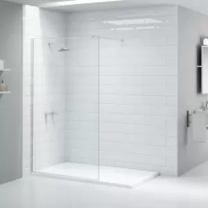 Merlyn NIX Wet Room Shower Screen 1200mm in Chrome Toughened Safety Glass