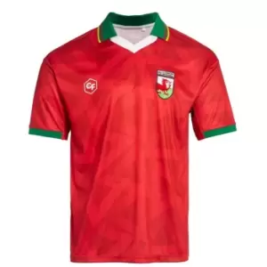 Classicos de Futebol Wales Retro Fan Shirt Mens - Red
