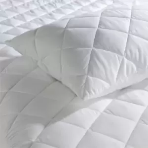 Ezysleep Soft Quilted Pillow And Mattress Protector Set - Set Of King Size Mattress And 2 Pillowcases