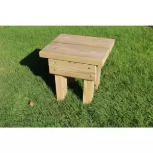 Churnet Valley - Pressure Treated Footstool - outdoor garden furniture foot rest