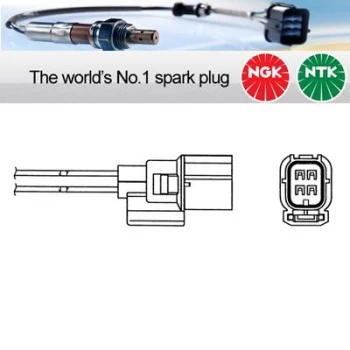 1x NGK NTK Oxygen O2 Lambda Sensor OZA635-H1 OZA635H1 (0075)